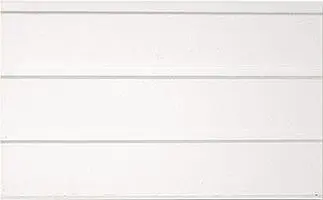 БЕЛАЯ Вагонка потолочная ПВХ 3-х секционная (3000 х 240 х 10 мм) 10шт/уп=7,2м² АЛЬТА-ПРОФИЛЬ