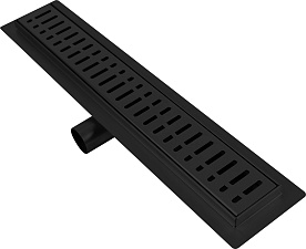 R650.80.06 ЧЁРНЫЙ Трап для душа (7х80 см) RAGLO
